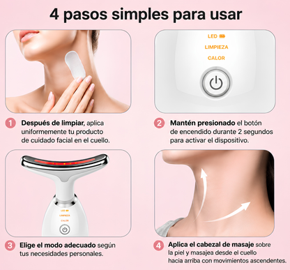 Masajeador Facial LED 7 en 1
